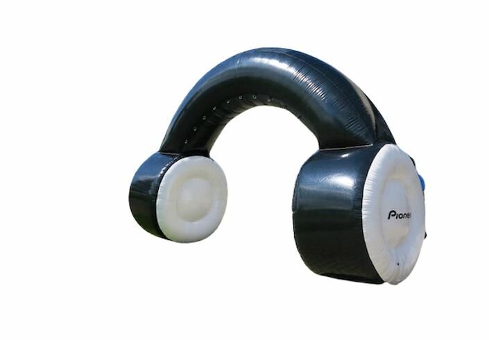 Maatwerk opblaasbare product vergroting van Pioneer koptelefoon